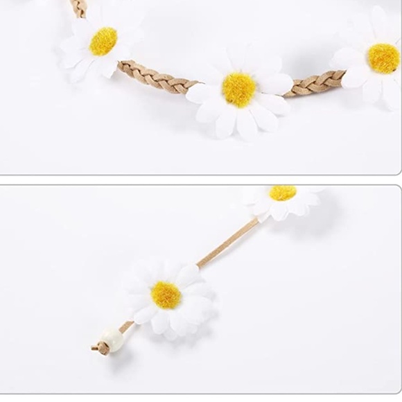 Sunflower Headband Women Hippie Headwear -AWAYTR Bohomia Feather Rope Crown Head